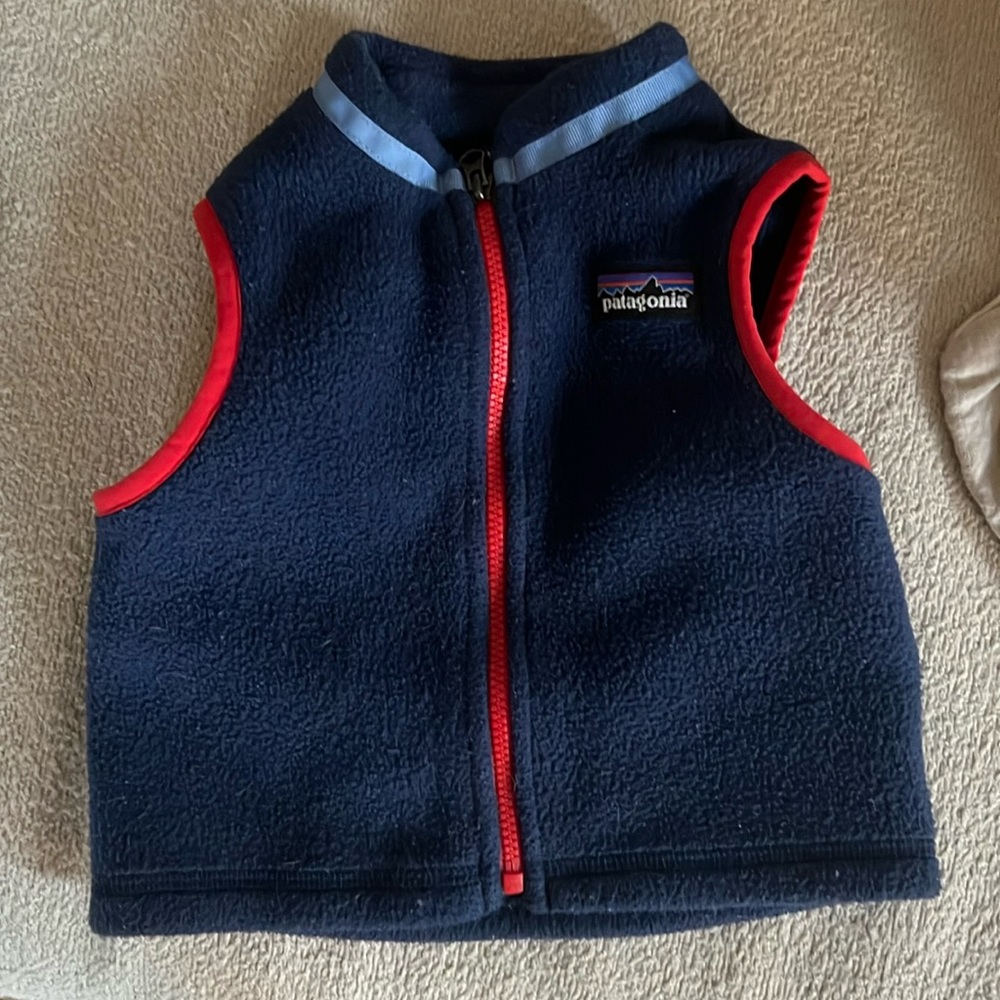 Patagonia Baby Fleece Vest 6-12 months